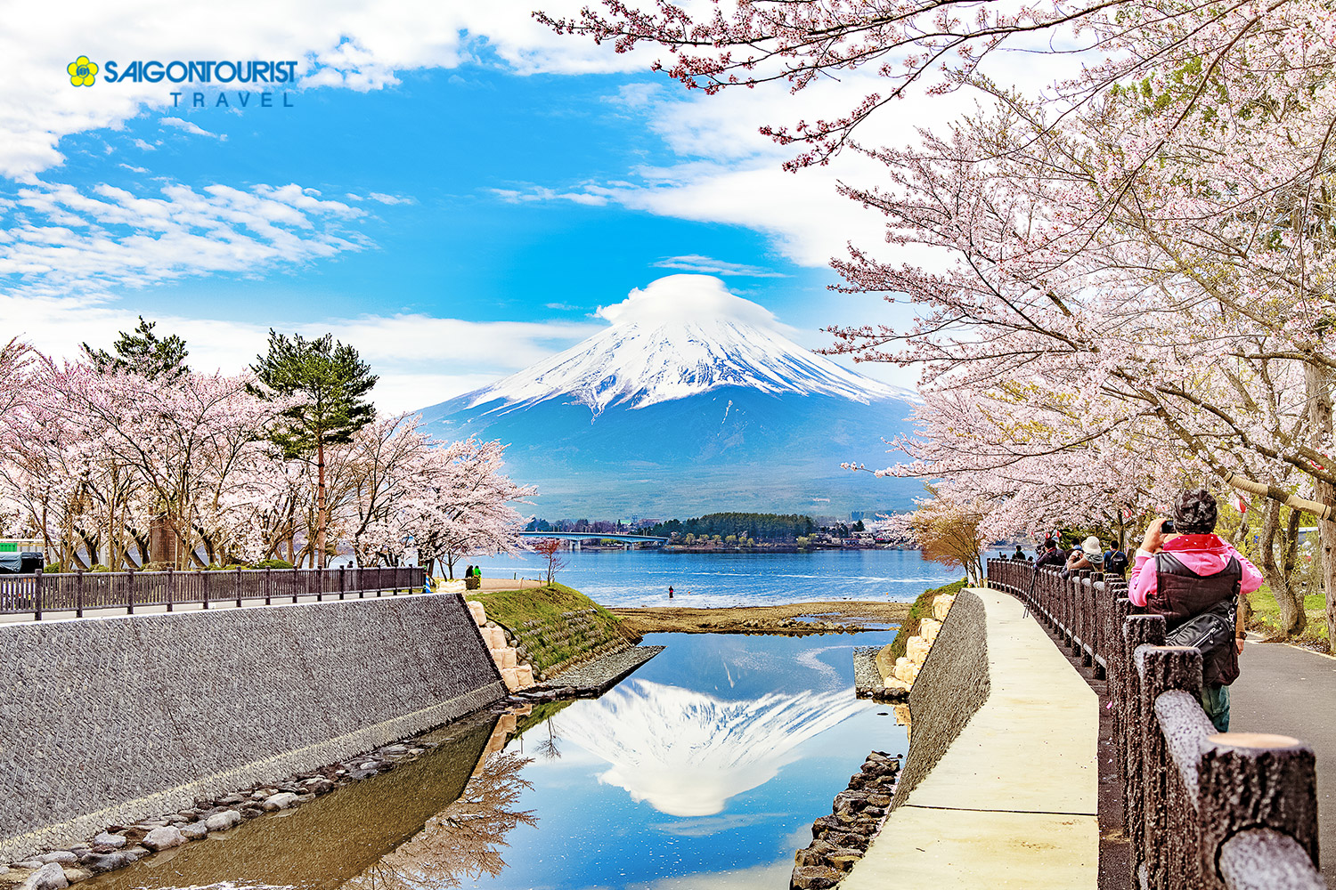 Du Lịch Nhật Bản  [Osaka- Kobe-  Nagoya- Núi Phú Sĩ- Tokyo] Ngắm Hoa Anh Đào