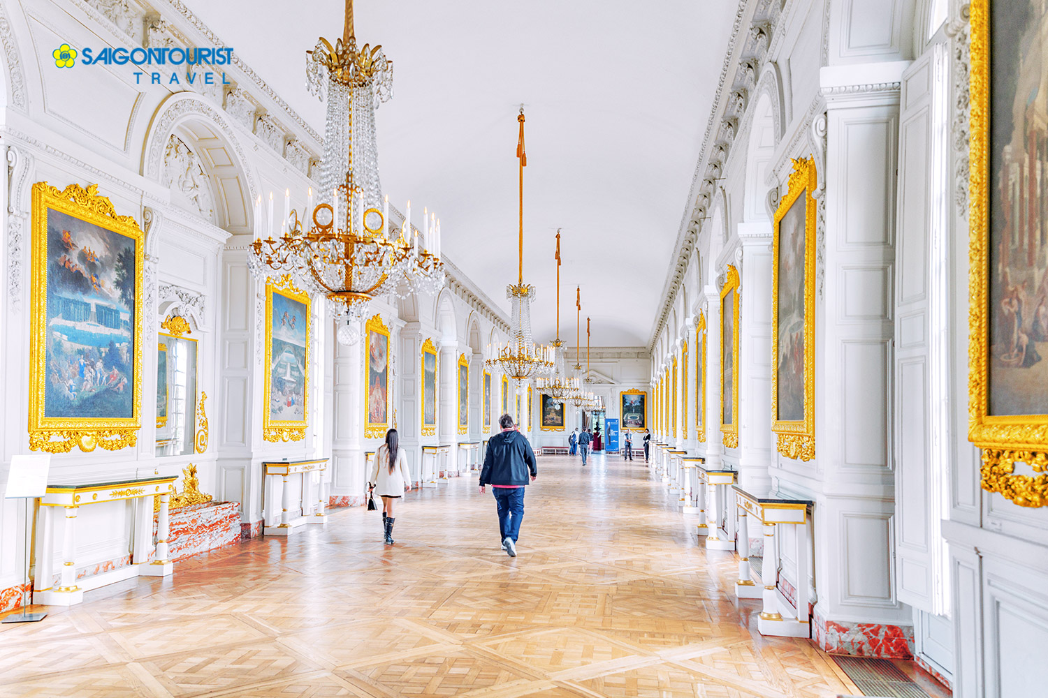 Du lịch Châu Âu [Pháp - Bỉ - Luxembourg - Thụy Sĩ - Đức] Chiêm Ngưỡng Bên trong Cung Điện Versailles